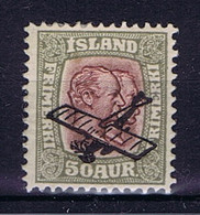 Iceland: 1928 Mi Nr 123 MH/*, Mit Falz, Avec Charnière Airmail - Ungebraucht