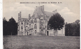 37. MONNAIE. CPA . RARETE. LE CHATEAU DE MORTIER - Monnaie