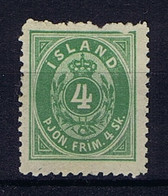Iceland: Dienst / Service  Mi Nr 1 B Not Used (*) SG 1873 - Officials