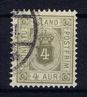 Iceland: Dienst / Service  Mi Nr 9 Used  1900 - Dienstzegels
