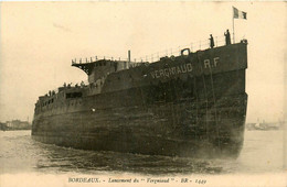 Bordeaux * Le Lancement Du Bateau VERGNIAUD , République Française - Bordeaux