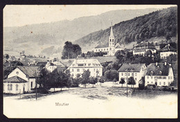 1905 Gelaufene AK Aus Moutier (heute Kt. JU) Dorfansicht. 2 Geschnittene Ecken - Moutier