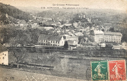 Aubusson - Vue Générale De La Ville Et Le Collège - école - Aubusson