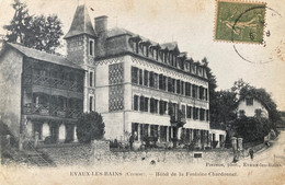 Evaux Les Bains - Devanture Du Grand Hôtel De La Façade , CHARDONNET Propriétaire - Evaux Les Bains