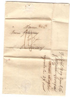 REF4573/  Précurseur Daté De Fontaine L'Evêque 17/4/1809  '86 BINCH' Signé Maghe > France Bordeaux Port 10 - 1794-1814 (Periodo Frances)