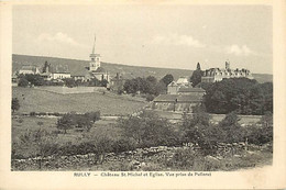 Saône Et Loire -ref-B52- Rully - Chateau St Michel Et Eglise - Vue Prise De Pelleret - Chateaux - - Altri & Non Classificati