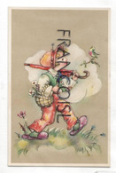 Petite Fille, Panier Parapluie, Oiseau. NON Signée Erna Maison. Coloprint Spécial 5117 - Otros Ilustradores