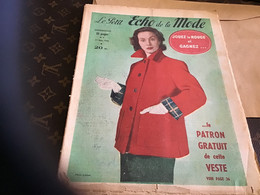 Le Petit écho De La Mode 1950 Paris Plus De Photos De L’intérieur Sur Demande Sans Le Patron - Mode