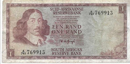 AFRIQUE DU SUD – 1 Rand –type 1966 -  126 X 64 Mm - Otros – Africa