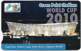 S. Africa - Telkom - FIFA Football Stadiums - Green Point Stadium, Cape Town, Cn. TPBE, 25R, Used - Südafrika