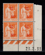 Coin Daté - YV 359 N** Paix Surchargé Du 23.2.35 - 1930-1939