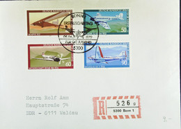 BRD R-Brief 5.4.79 Aus 5300 Bonn 1 (526 G)  Mit Kompl. Satz 1005/8 - R- & V- Viñetas