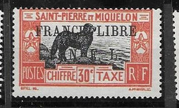 1941 Saint-Pierre Gomme A Droite Manquante Sur 2mm / Gum Disturbance Mnh ** 600 Euros Signe J.H. Stolow - Unused Stamps