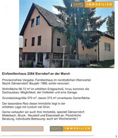 1860q: Werbekarte Hausverkauf In 2264 Sierndorf An Der March, Kirchensteig 12, Interessant Für Heimatsammler - Gänserndorf