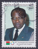 Timbre Oblitéré N° 1889(Yvert) Madagascar 2006 - Léopold Sédar Senghor - Madagascar (1960-...)