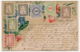 CPA - Reproductions De Timbres Suisses - 1902 - Postzegels (afbeeldingen)