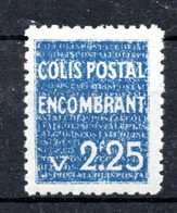 Algérie 1939 Colis Postaux N°62 Neuf Avec Charnière Légère Sans La Surcharge Contrôle Répartiteur - Paketmarken