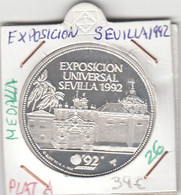 CRM0026 MEDALLA ESPAÑA PLATA EXPO SEVILLA 92 39 - Other & Unclassified