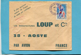 Marcophilie-Nouvelle Calédonie-Lettre>Françe-cad Canala1972-stampsN°376 Baskett Ball - Lettres & Documents