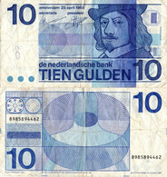 Netherlands / 10 Gulden / 1968 / P-91(a) / VF - 10 Florín Holandés (gulden)