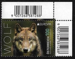 AUSTRIA /ÖSTERREICH  -EUROPA 2021 -ENDANGERED NATIONAL WILDLIFE"-  SERIE De 1 V. - CB- SUP -DER - 2021