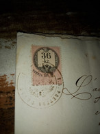 MARCA DA BOLLO 36 SOLDI 1865 SU DOCUMENTO - Revenue Stamps