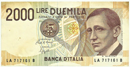 Italia - 2000 Lire - D. 1990 - Pick: 115 - Serie LA - G. Marconi - 2.000 Lire