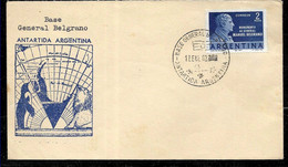AANT-357 ANTARCTIC ANTARCTICA 1962 ARGENTINA GRAL BELGRANO STATION SEASON 61-2 - Research Stations