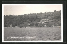 AK Oberägeri, Blick Vom Wasser Zur Kuranstalt Ländli - Oberägeri