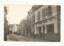 Cp , 56 , LOCMINE , Rue Du Pont , Vierge , Ed. Cadieu , épicerie Fruiterie TOHIC , Commerce , Automobiles - Locmine