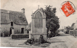 CPA   50   SAINT-VAAST-LA-HOUGUE---LE CHEMIN D'ISAMBERVILLE---1911 - Saint Vaast La Hougue