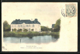 CPA Paron, Le Chateau, Cote Du Jardin - Paron