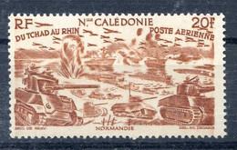 NOUVELLE CALEDONIE - PA 58 ** LUXE < TCHAD Au RHIN 1946 - CHAR  TANK - 1946 Tchad Au Rhin