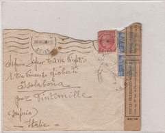 FRANCE  COURRIER OUVERT SUR REQUISITION DE LA DOUANE  1949 - Lettere Accidentate