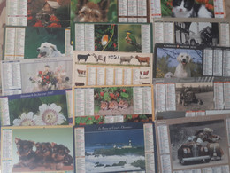 CALENDRIERS - 15 CALENDRIERS - 1994,1997,1998,2002,2003,2004,2005,2009 YONNE - 2009,2010 AUBE - 2011,2020 VAUCLUSE - PRE - Other & Unclassified