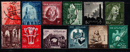 EGITTO - 1959 - IMMAGINI DELL'EGITTO (UAR - SENZA SCRITTA EGYPT) - USATI - Oblitérés