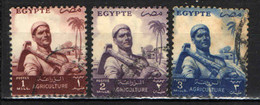 EGITTO - 1954 - AGRICOLTURA - CONTADINO - USATI - Oblitérés