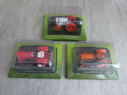 Lot De 3 Tracteurs Miniatures. Fordson F (1917), Someca Som 35 (1960) Et IH McCormick F270 (1964). Voir 4 Images - Tracteurs