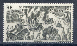 SAINT PIERRE Et MIQUELON - PA 14 * < TCHAD Au RHIN 1946 - CHAR  TANK - 1946 Tchad Au Rhin