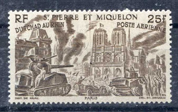 SAINT PIERRE Et MIQUELON - PA 16 * < TCHAD Au RHIN 1946 - CHAR  TANK  JEEP - 1946 Tchad Au Rhin