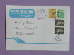 MAYOTTE + FRANCE  Sur Lettre Au Tarif -1 ER CHOIX - Used Stamps