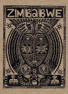 ZIMBABWE : Mask - Kevin Hough  - Affr Philatélique - Zimbabwe