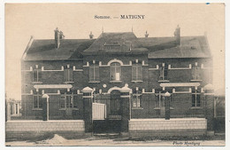 CPA - MATIGNY (Somme) - (Non Légendée) - Ecole De Filles Et De Garçons - Other & Unclassified