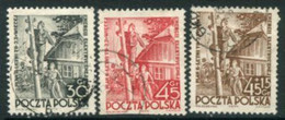 POLAND 1951 Electrical Industries Used.  Michel 719-20, 747 - Used Stamps