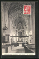 CPA Treigny, Cathedrale De La Puisaye, Vue Interieure - Treigny