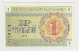Kazakhstan 1 Tyin 1993 P-1a UNC - Kazakhstan