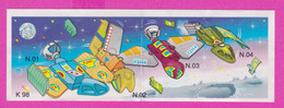 264422 /  Instruction Kinder Surprise - K 98 N.01 PLANE OF THE FUTURE , N.02+N.03+N.04 , 9.8  X 3.3 Cm. - Istruzioni