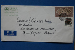 W9 CHINA  BELLE   LETTRE  1995 CHINE   POUR LUYNES FRANCE  + AFFRANCH. INTERESSANT - Lettres & Documents