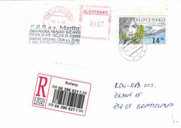 03852 Sucany 2002 Reko-Brief > Bratislava - Medizin Heilkräuter - Briefe U. Dokumente