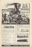 Catalogue E And H IRON HORSE 1964 September Digest Mantua PFM Aristo-Craft - English